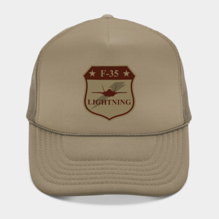 F-35 Lightning Patch (desert subdued) Hat
