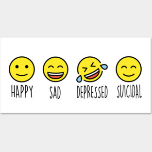 Spoonie Species: Mental health 'moji Posters and Art