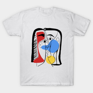 Picasso Woman's head #10 T-Shirt