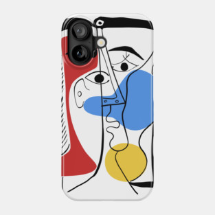 Picasso Woman's head #10 Phone Case