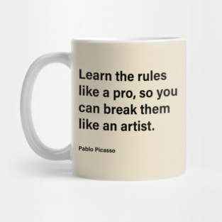 Learn Like a Pro - Break Like an Artist Mug