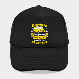 Funny School Bus Driver Operator Gift Hat