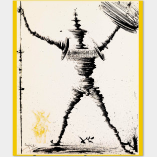 Don Quichotte Salvador Dali Posters and Art