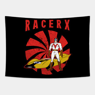 Retro Racer X Tapestry