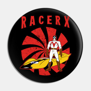 Retro Racer X Pin