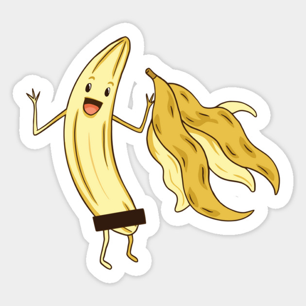 Naked Banana Magnet by Cosmo Gazoo