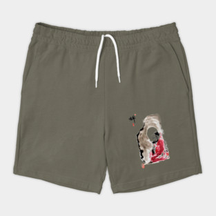 Bodhidharma Meditates 01 Shorts