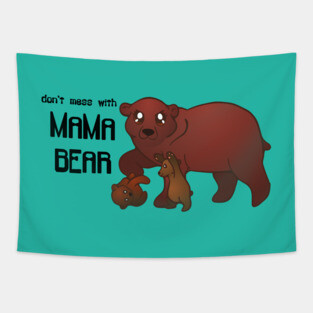 Mama Bear Tapestry