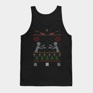 Ugly Buffy Christmas Sweater Tank Top