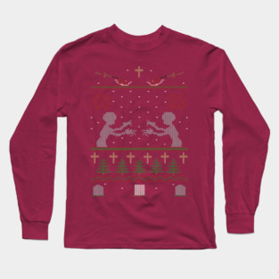 Ugly Buffy Christmas Sweater Long Sleeve T-Shirt