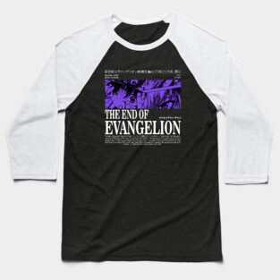 The End of evangelion Baseball T-Shirt