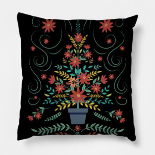 Classic Christmas: Folk Art Christmas Tree Pillow