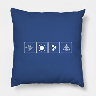 Renewable Energy - solar wind hydro geo thermal Pillow