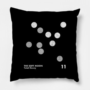 The Soft Moon / Minimalist Artwork Design Pillow
