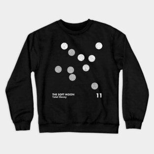 The Soft Moon / Minimalist Artwork Design Crewneck Sweatshirt