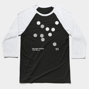 The Soft Moon / Minimalist Artwork Design Baseball T-Shirt