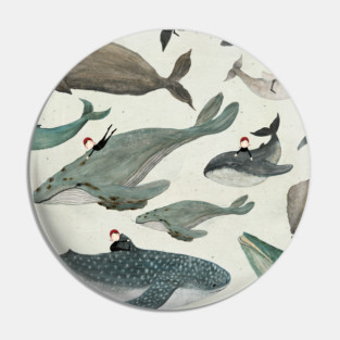 Whale Rider Pin
