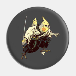 Lone Bird and Chick Pin