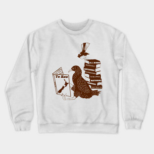 NZ birds learning Te Reo Maori Crewneck Sweatshirt