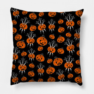 Pumpkin Patch Pattern Pillow