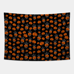 Pumpkin Patch Pattern Tapestry