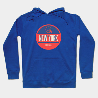 new york retro football Hoodie