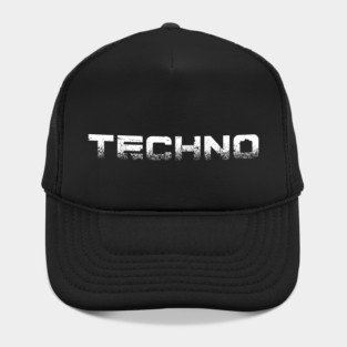 Techno #3 (White Font) Hat