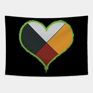 Medicine heart Tapestry