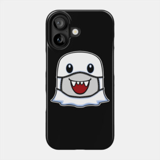 Happy Ghost Halloween with Smiling Mask Phone Case