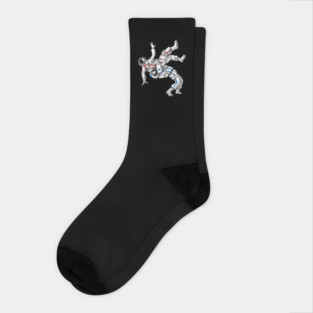 Astronauts Jiu-Jitsu Wrestling Socks