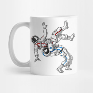 Astronauts Jiu-Jitsu Wrestling Mug