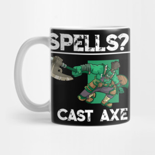 D20 Roleplaying Humor Orc Warrior Class Meme Berserker RPG Mug