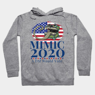 Funny Mimic Elections DM Would Vote Gift Electioneering 2020 Hoodie