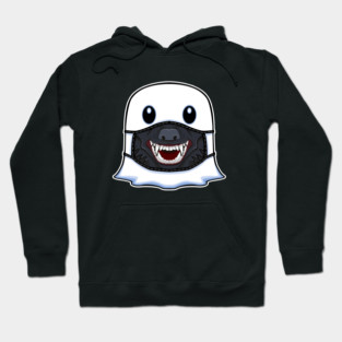 Ghost Halloween with Werewolf Mask Hoodie