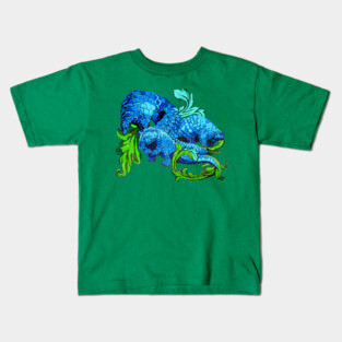 Floral Pangolin Kids T-Shirt