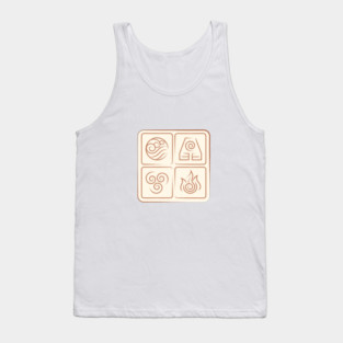 Avatar: The Last Airbender - 4 Nations Tank Top
