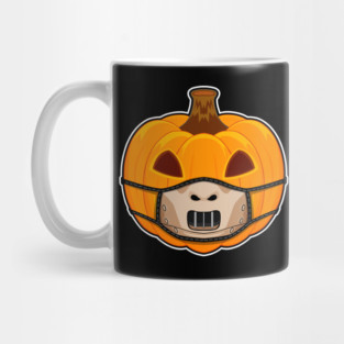 Pumpkin Halloween with Cannibal Mask Mug