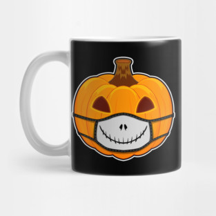 Pumpkin Halloween with Jack mask Mug