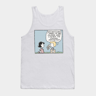 Daniel Johnston - Vinyl Record Fan Design Tank Top