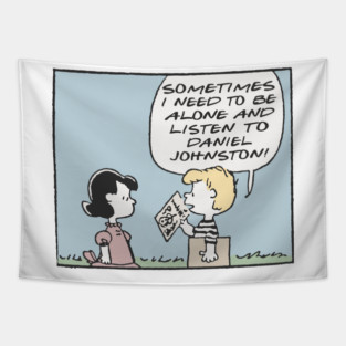 Daniel Johnston - Vinyl Record Fan Design Tapestry