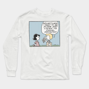 Daniel Johnston - Vinyl Record Fan Design Long Sleeve T-Shirt