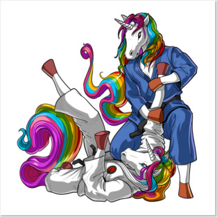 Jiu-Jitsu Unicorns Posters and Art