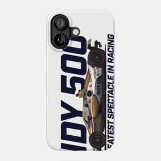 Indy Greatest Spectacle (blue text) Phone Case