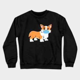 Pembroke Corgi Quarantine Mode Crewneck Sweatshirt