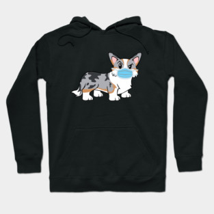 Cardigan Corgi Quarantine Mode Hoodie