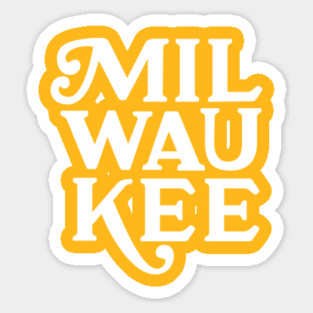 Vintage Milwaukee Lettering Sticker
