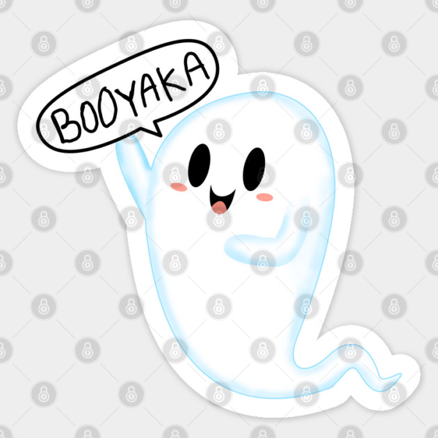 THE GHOST WHO SAY BOOYAKA Sticker by droidmonkey