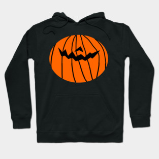 Back Print Pumpkin Face Halloween Mask Hoodie