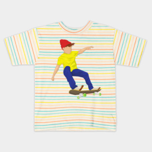 Skateboarding Kids T-Shirt
