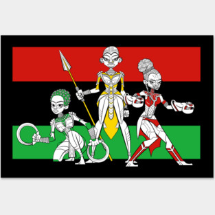 Wakanda Women Posters and Art